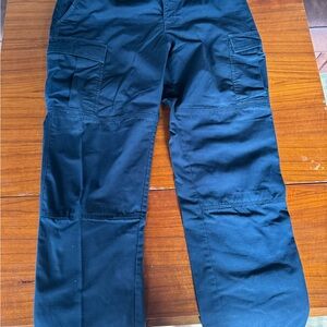 5.11 Tactical Black Boot Cut Pants with Reinforced Knees